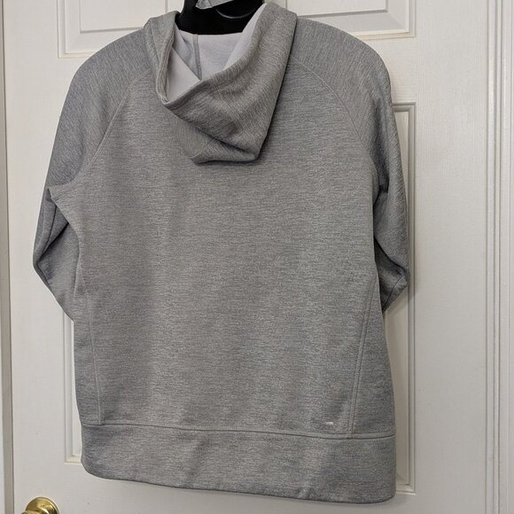 adidas Men's Standard Essentials Full-Zip Hoodie Size XL Gray - Picture 3 of 10